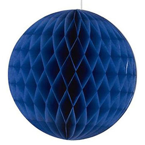  Honeycomb, Blå Takdekoration - 30cm 