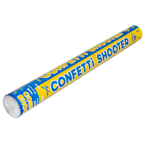  Konfettikanon Sverige, Blå/Gul konfetti - Skjuter ca. 10m 