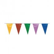 Flaggvimpel blandade frge - 29cm x 10mr
