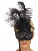 gonmask p pinne, Svart Deluxe