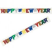 Banner / Vimpel Happy New Year, 1,3m