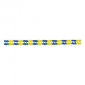 Sverigegirlang, Bl/gul i papper - 4st, 250cm