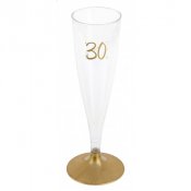 Champagneglas 30r Guld - 6st