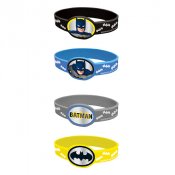 Armband Batman, elastiska - 4st