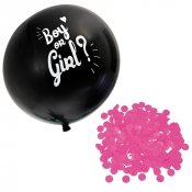 Ballong Gender Reveal Flicka - 60cm