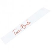 Band/Sash Team Bride Vit/Rose