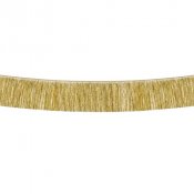 Banderoll med fransar, Guld - 20x135cm