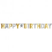 Banner HBD Silver/Guld - 3m