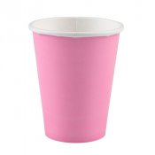 Pappersmugg Ljusrosa - 8st, 250ml