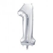 Sifferballong Silver No.1 - 86cm