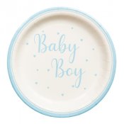 Tallrik Baby Boy - 8st, 23cm