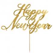 Trtdekoration Happt New Year - 24cm