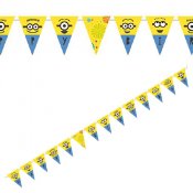 Flaggvimpel Minion, HBD - 3m