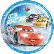 Tallrik Cars Ice Racer - 8st, 23cm