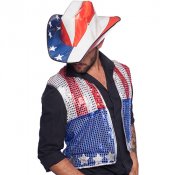 Amerikansk Cowboyhatt, (hrt material)