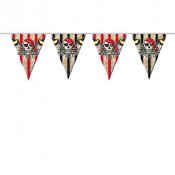 Flaggvimpel Rd Pirat - 10m