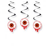 Hngande dekoration, Snurrande gonglober - 3st