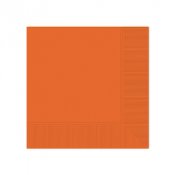 Orange Kaffeservetter - 20st, 25x25ccm