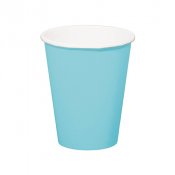 Pappersmugg Ljusbl - 8st, 350ml