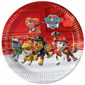 Tallrik Paw Patrol - 8st, 23cm