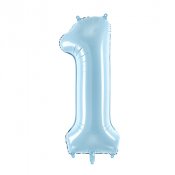 Sifferballong Ljusbl No.1 - 86cm