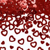 Konfetti R�da Hj�rtan