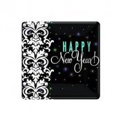 Assiett Happy New Year, 18cm, 8st/f�rp