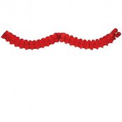 Pappersgirlang, R�d. 3,65m
