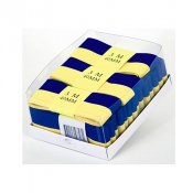 Sverigeband i siden, Bl�/Gul - 3m x 4cm