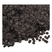 Svart papperskonfetti - 100g