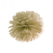 Pom Pom, Guld Takdekoration - 35cm