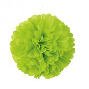 Pom Pom, Neongrn Takdekoration - 40cm