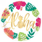 Tallrik Aloha - 8st, 27cm