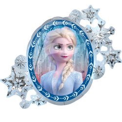 Frozen Elsa och Anna Folieballong - 76cm
