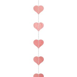 Girlang Hjrtan Rose Guld - 3,6m
