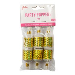 Party popper Rosa - 6st