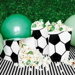 Partybox Fotboll - 6st, 7x7x12cm