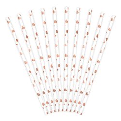 Sugrr Hjrtan Vit/Rose Guld - 19cm