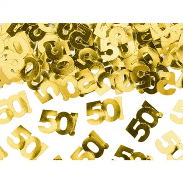 50-rs Konfetti , Guld - 15g