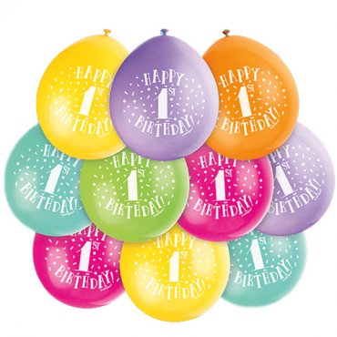 Ballonger Happy 1st Birthday - 10st