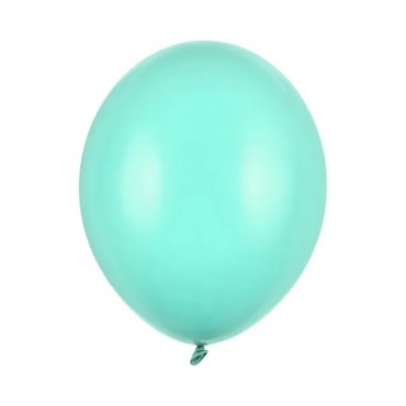 Ballonger Pastell Mint Grna - 10st