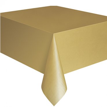 Bordsduk Metallic Guld - 137x274cm