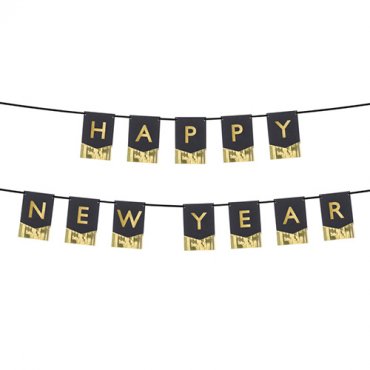Banner Nyr, Happy New Year - 1,35m