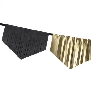Girlang Svart/Guld - 3m