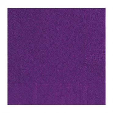 Mrklila Servetter - 20st, 33x33cm