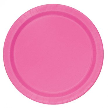 Papperstallrik Rosa - 8st, 23cm