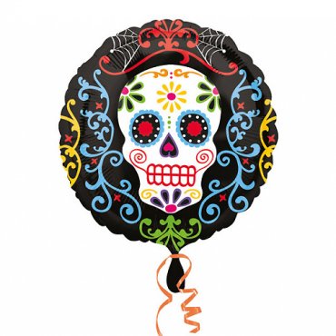 Folieballong Day Of The Dead - 43cm