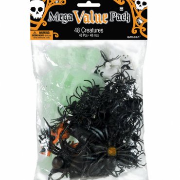 Dekorations kit Halloween - 48 olika skrmmande saker