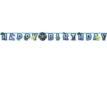 Vimpel Happy Birthday Battle Royal, DIY Jumbo size - 3m