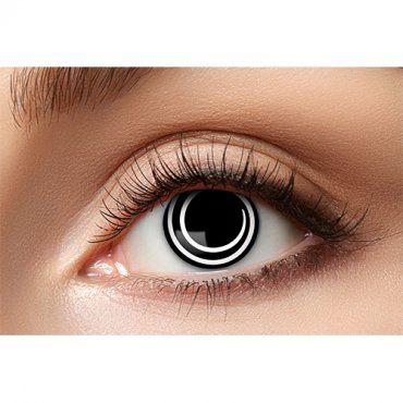 Linser Svart/Vit Spiral, veckolinser